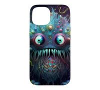 The colorful monster Unique and fantastic Case for iPhone 15
