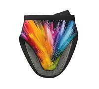 The Colorful Pigments Exploded Oven Mitts Mini Oven Mitt Kitchen Accessories Oven Gloves Silicone Oven Gloves Heat Resistant Gloves