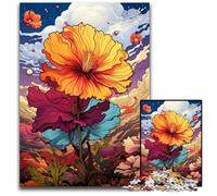 The Colorful Psychedelia of Cistus Jigsaw Puzzles for Adults 1000 Puzzles for Adults Fun at Home Activities Birthday Present Travel Gifts 1000 PCS(38x26cm)