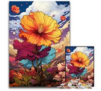 The Colorful Psychedelia of Cistus Jigsaws 1000 Pieces for Adults Jigsaw Puzzles for Adults Perfect DIY Art Decor Or Birthday Gift 1000 PCS(75x50cm)