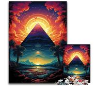 The Colorful Psychedelia of Egypt’s Space Desert 1000-Piece Jigsaw Puzzle Impossible Jigsaw Puzzles for Adults High-Difficulty Brain Teaser for Teenagers 1000 PCS(38x26cm)