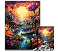 The Colorful Psychedelia of Eternal Spring Jigsaws 1000 Pieces for Adults Jigsaw Puzzles for Adults Perfect DIY Art Decor Or Birthday Gift 1000 PCS(75x50cm)