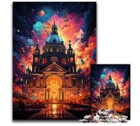 The Colorful Psychedelia of St. Stephen's Basilica 1000 Pieces Puzzle Gifts Impossible Jigsaw Puzzles for Adults Erfect for Home Decor Birthdays Holidays And Gifts 1000 PCS(75x50cm)