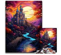 The Colorful Psychedelia of Xiaomiya River 1000 Piece JigsawPaper Jigsaw Puzzles for Adults Home Activity for Holidays Birthdays And Family Game Nights 1000 PCS(38x26cm)