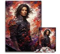 The Colorful Psychedelic Way of The Samurai 1000 Pieces Puzzle Gifts Challenging Puzzles Challenging Brain Teaser - Relaxing Toy for Teenagers 1000 PCS(38x26cm)