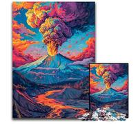 The Colorful Psychedelics of Mount St. Helens 1000 Pieces Puzzle Gifts Impossible Jigsaw Puzzles for Adults Erfect for Home Decor Birthdays Holidays And Gifts 1000 PCS(38x26cm)