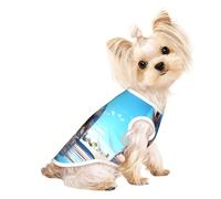 The Colorful World of Dogs Cute Dog Clothes,Dog T Shirt for Small Dogs Girl Boy.Pet Pullover Jumper,Cat Clothes,Suitable for Small Pets