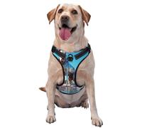 The Colorful World of Dogs Dog Harness for Small, Medium, and Large Dogs â€“ Reflective Straps, Adjustable Fit with Quick-Release Buckles