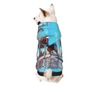 The Colorful World of Dogs Dog Hoodie - Soft & Breathable Pet Clothes for Small to Large Dogs, Stylish and Comfortable Dog Clothes