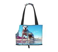 The Colorful World of Dogs Dog Purse Carrier,Pet Tote Bag, Bag for Small Dogs Cats Puppy