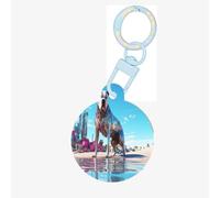 The Colorful World of Dogs Dog Tags for Pets,Round Acrylic Pet ID Tags,Perfect for Small to Large Dogs and Cats,Cute & Functional