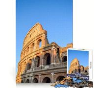 The Colosseum Rome 1000 Piece Jigsaw Puzzles for Adults Brain Tease Toy Relax Time Perfect Cut Memorable Gift (38x26cm)