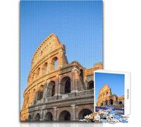 The Colosseum Rome Teenagers 1000 Pieces Puzzle Educational Reasoning Skill Game Ideal Thoughtful Gift for All Events Size 50x75cm