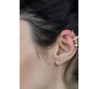 The Colourful Aura 3 Piece Gold Zircon Non Piercing Ear Cuff Band Gold One Size