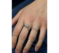 The Colourful Aura 4 Piece Silver Bohemian Butterfly Tribal midi Stackable rings Ring The Colourful Aura Silver One Size