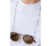 62 CM Multicolour Sun Flower Daisy Sun Glass Reading Eyewear Holder Lanyard Chain The Colourful Aura Silver One Size