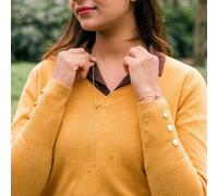 The Colourful Aura 925 Sterling Silver Bow Knot Slider Snake Chain Adjustable Necklace In Gold Gold One Size
