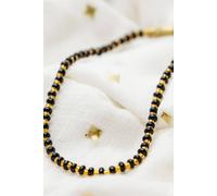 The Colourful Aura Black Golden Mangalsutra Tiny Black Bead Everyday Kids Nazaria Bracelet Black