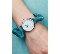 The Colourful Aura Women's Blue Handmade Colour Women Elastic Strap Bracelet Wristwatch The Colourful Aura Blue One Size