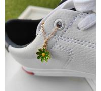 The Colourful Aura Daisy Sunflower Dangle Shoe Lace Sneaker Accessories Summer Floral Skate Charm in Green The Colourful Aura Green One Size