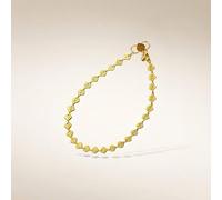 The Colourful Aura Women's Golden Brass Fan Charm Minimalist Thin Slim Foot Payal Anklet in Gold The Colourful Aura Gold One Size