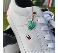 The Colourful Aura Green Leaf Summer Dangle Shoe Lace Sneaker Accessories Summer Skate Charm The Colourful Aura Green One Size