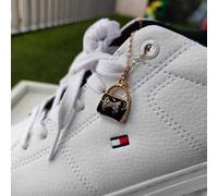 The Colourful Aura Ladies Purse Charm Chic Dangle Shoe Lace Sneaker Accessories Skate Charm In Black Black One Size