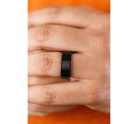 The Colourful Aura Men's 8mm Matt Black Engagement Spinner Tungsten Wedding Ring Band | Size: 10 The Colourful Aura Black 10