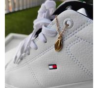 The Colourful Aura Sea Beach Cowrie Shell Dangle Shoe Lace Charm Sneaker Skate Accessories in Gold The Colourful Aura Gold One Size