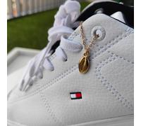 The Colourful Aura Sea Beach Cowrie Shell Dangle Shoe Lace Charm Sneaker Skate Accessories in Gold The Colourful Aura Gold One Size