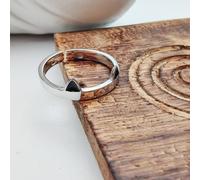 The Colourful Aura Silver Cat Open Slim Adjustable Kitten Animal Slim Band Ring Silver One Size