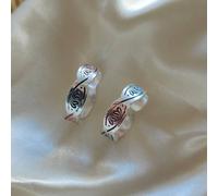 The Colourful Aura Silver Colourful Dna Muslim Band Boho Midi Band Dainty Adjustable Toe Ring Silver One Size