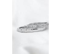 Silver Couple Adjustable Promise Eternity Matching Ring Set The Colourful Aura Silver One Size