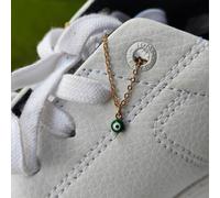 The Colourful Aura Tiny Evil Eye Dangle Shoe Lace Charm Sneaker Accessories Skate Charm In Gold Gold One Size