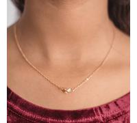 The Colourful Aura White Single Crystal Citrine Quartz Stone Pendant Dainty Necklace White One Size