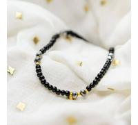 The Colourful Aura Women's Beaded Indian Nazar Magalsutra Everyday Bracelet in Silver | Size: 5 inches The Colourful Aura Silver 5 inches