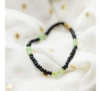 The Colourful Aura Women's Beaded Indian Nazar Magalsutra Everyday Bracelet in Turquoise | Size: 5 inches The Colourful Aura Turquoise 5 inches