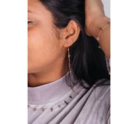 The Colourful Aura Women's Gold Crystal Quartz Minimalist Healing Dainty Pink White Crystal Bracelet in Green The Colourful Aura Green One Size