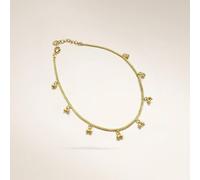 Golden Brass Rounds Beads Indian Payal Anklet The Colourful Aura Gold One Size
