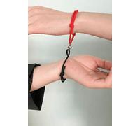 The Colourful Aura Women's Pinky Promise Magnetic Charm Love Island Dating Relationship Couple Bracelet in Silver The Colourful Aura Silver One Size