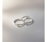 The Colourful Aura Women's Pure Silver Adjustable Slim Silver Bohemian Bichiya Toe Ring The Colourful Aura Silver One Size