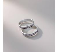 The Colourful Aura Women's Purple Adjustable Pure Silver Bohemian Foot Toe Ring