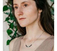 The Colourful Aura Women's Silver Evil Eye Black Beads Everyday Indian Mangalsutra Protection Necklace in Gold The Colourful Aura Gold One Size