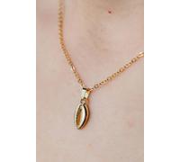 The Colourful Aura Silver Handmade Sea Shell Necklace Cowrie Charm Beach Surfing Pendant Necklace In Gold Gold One Size