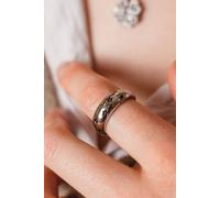 The Colourful Aura Silver Open Ring Women Lady Punk Vintage Space Star Statement Chunky Ring The Colourful Aura Silver One Size