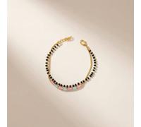 The Colourful Aura Women's Two layer Black Beaded Plain Unisex Mangalsutra Bracelet The Colourful Aura Black One Size