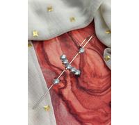 The Colourful Aura Women's Zircon Ear Wrap Crawler Ear Climber Long Earring in Silver The Colourful Aura Silver One Size