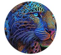 The Colourful Leopard Cardboard Jigsaw Jigsaw Puzzles for Adults 1000 Piece for Birthdays,Holidays,Best for Christmas 67.5x67.5cm