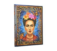 The Colourful Portrait (Vida Frida) Ultra Unlined Hardcover Journal (Elastic Band Closure)