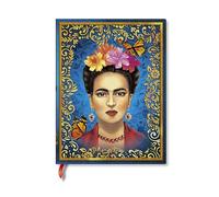 The Colourful Portrait (Viva Frida) Mini Lined Hardcover Journal (Elastic Band Closure)